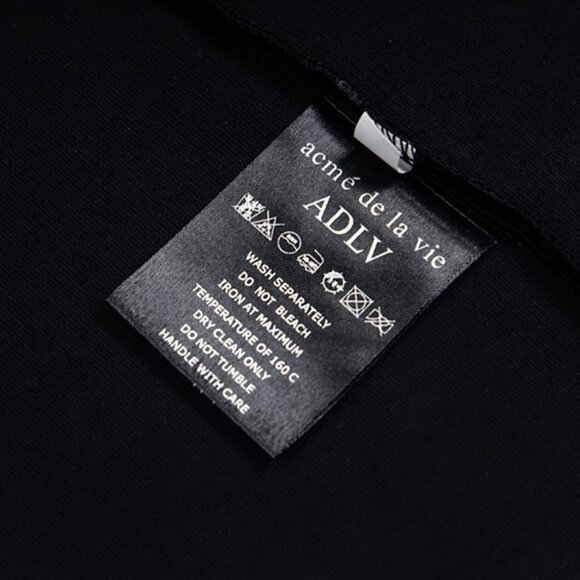 Acme De La Vie Classic Letter Front And Back Print Short Sleeve T-Shirt - Picture 9 of 9